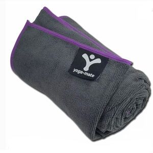 (3 Set) Yoga Mate non slip Yoga Hand Towel Gray